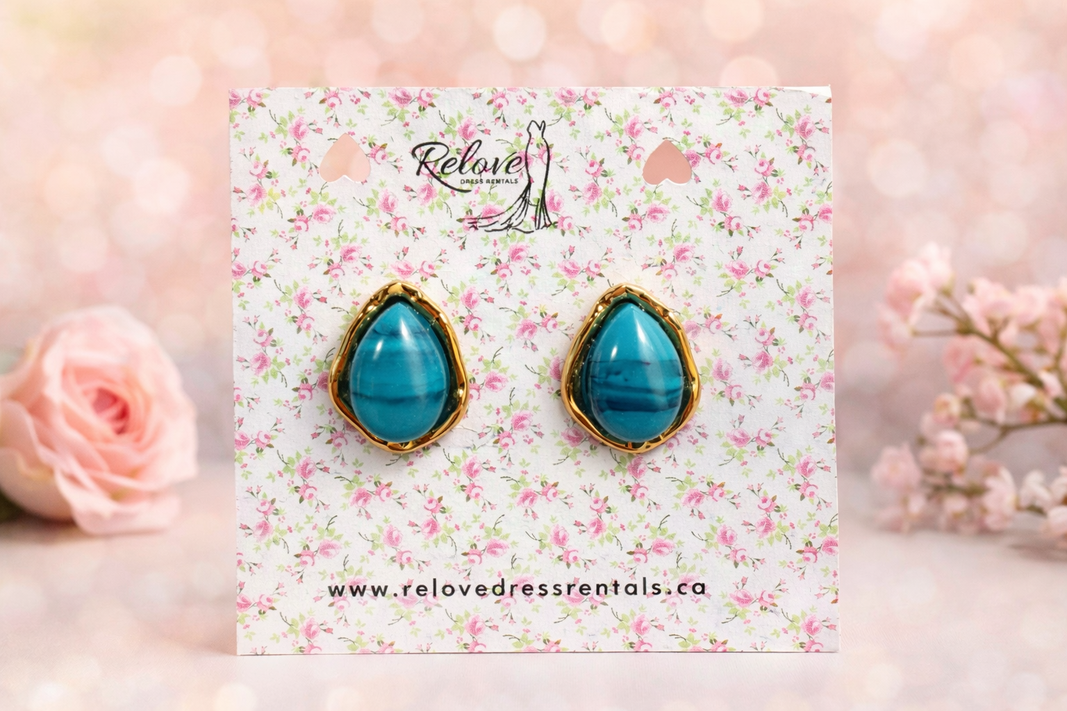 Turquoise Tear Drop Earrings