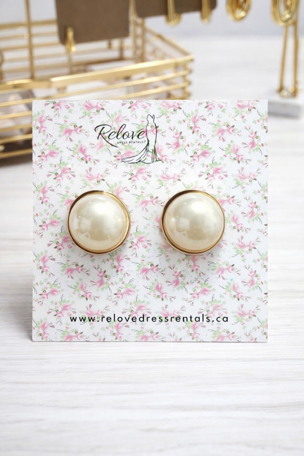 Pearl Stud Earrings