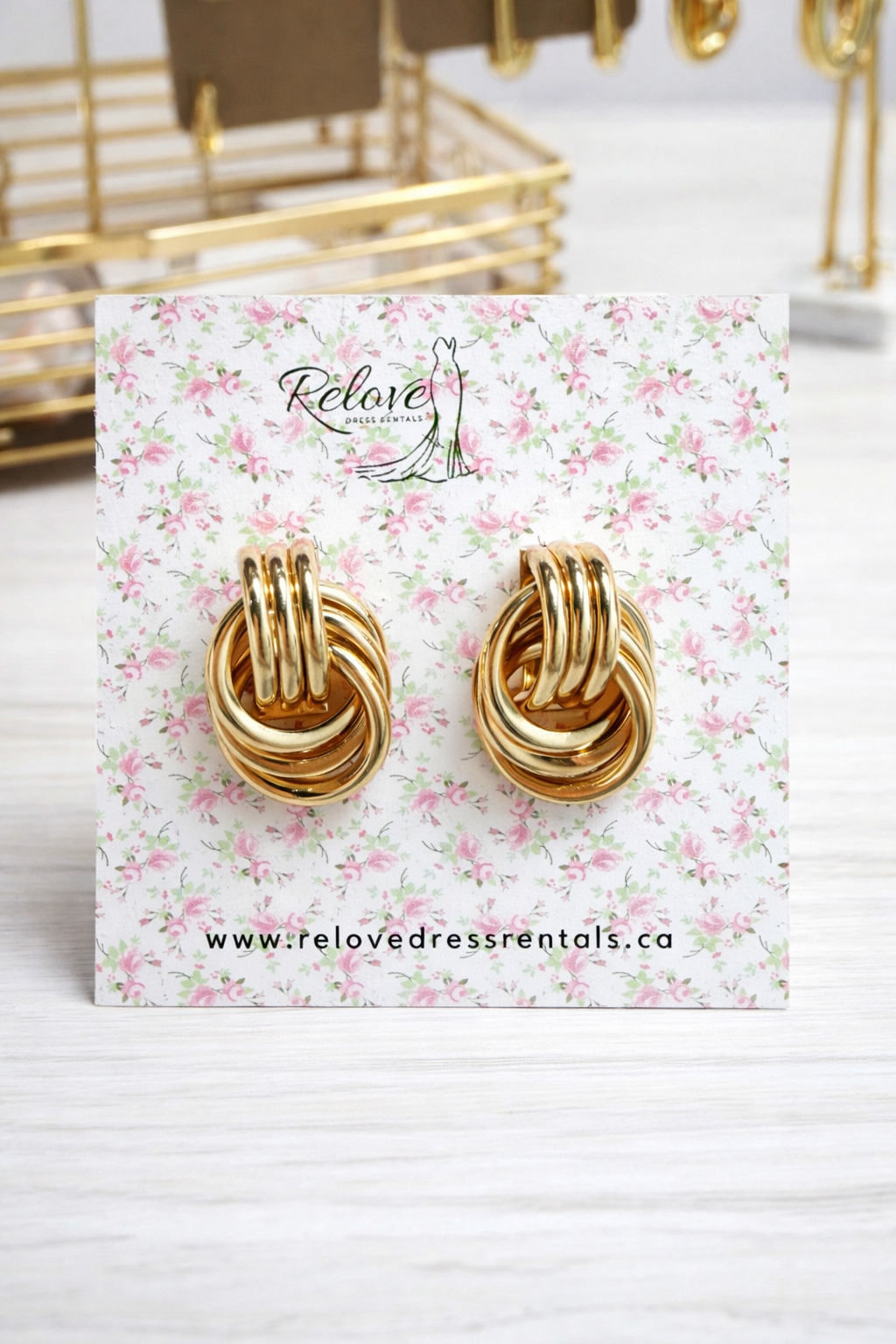 Double Twist Hoop Earrings